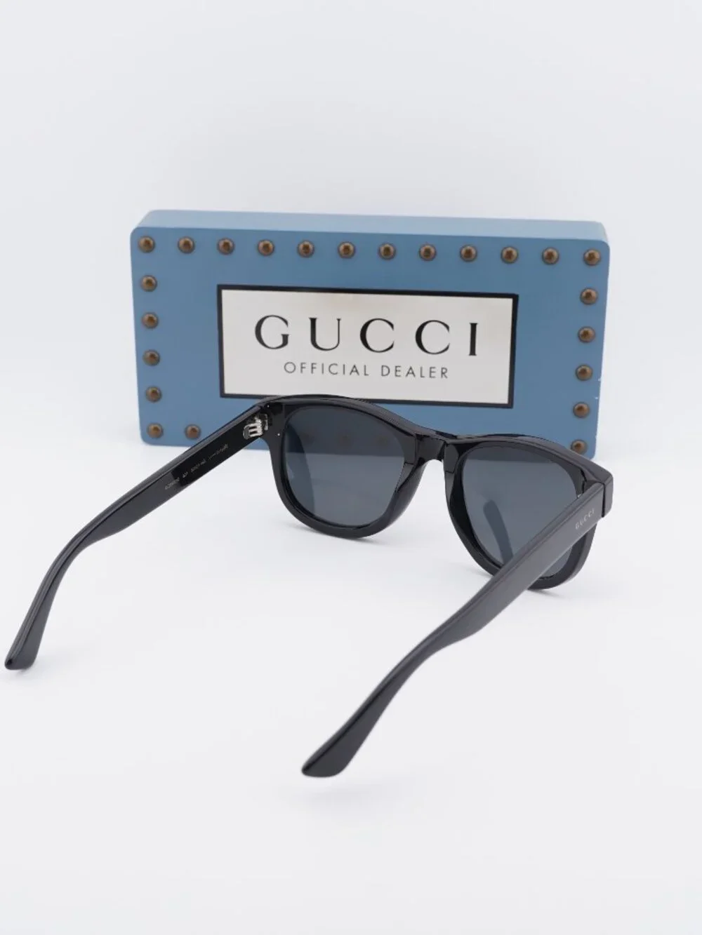 Gucci GG0003S 001 Men Square Sunglasses - Black / Grey